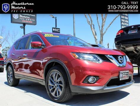 2016 Nissan Rogue for sale at Hawthorne Motors Pre-Owned in Lawndale CA