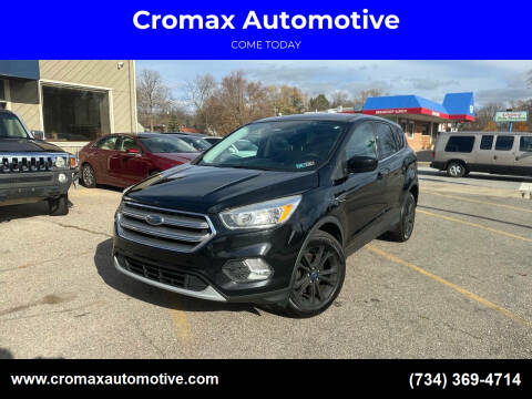 2017 Ford Escape for sale at Cromax Automotive in Ann Arbor MI