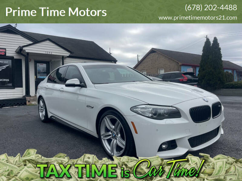 2016 BMW 5 Series for sale at Prime Time Motors in Marietta GA