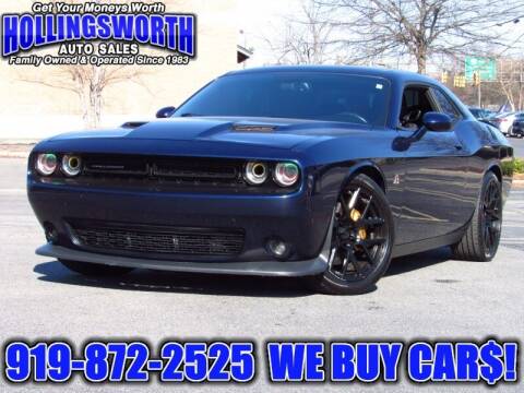 2015 Dodge Challenger for sale at Hollingsworth Auto Sales in Raleigh NC