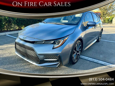 2020 Toyota Corolla for sale at On Fire Car Sales in Tampa FL