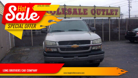 2004 Chevrolet Silverado 1500 for sale at LONG BROTHERS CAR COMPANY in Cleveland OH