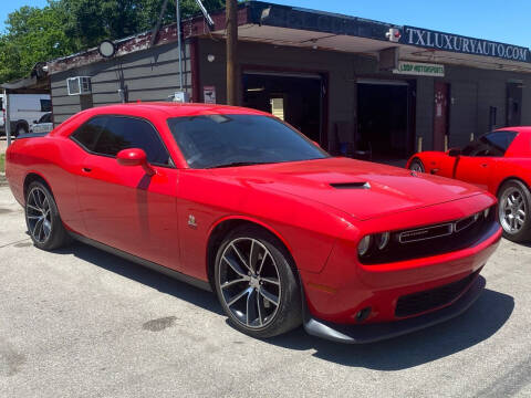 2016 Dodge Challenger for sale at Texas Luxury Auto in Houston TX