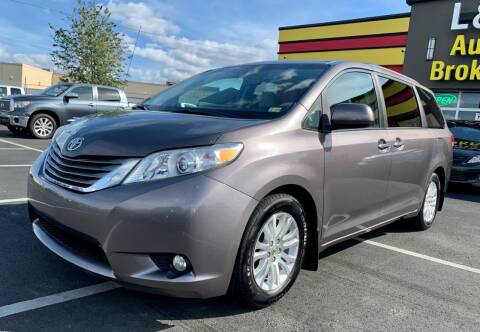 2013 Toyota Sienna for sale at L & S AUTO BROKERS in Fredericksburg VA
