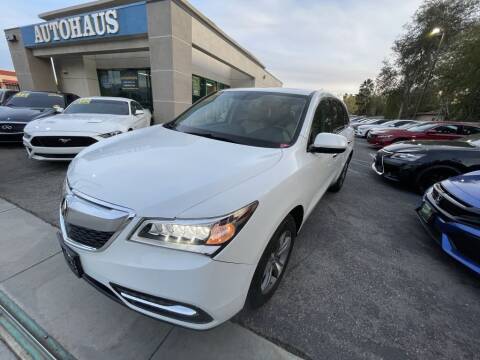 2016 Acura MDX for sale at AutoHaus Loma Linda in Loma Linda CA