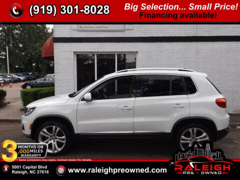 2016 Volkswagen Tiguan for sale at Raleigh Pre-Owned in Raleigh NC
