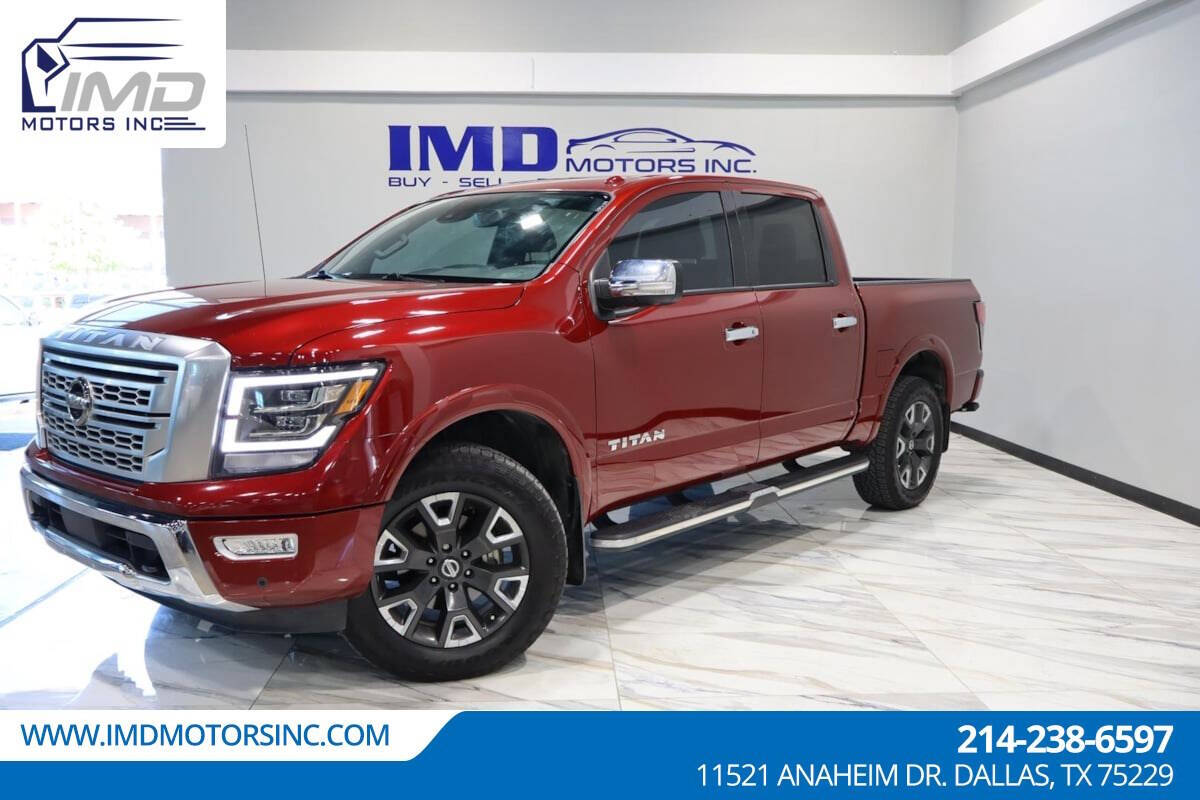 2021 Nissan Titan for sale at IMD MOTORS, INC in Dallas, TX