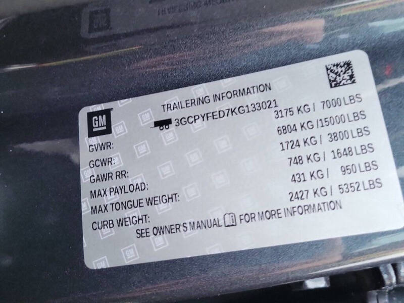 2019 Chevrolet Silverado 1500