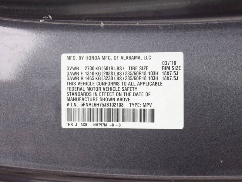 2018 Honda Odyssey