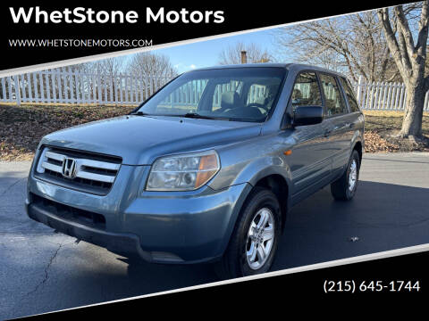 2006 Honda Pilot for sale at WhetStone Motors in Bensalem PA
