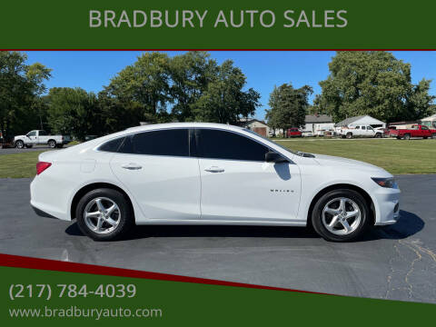 2018 Chevrolet Malibu for sale at BRADBURY AUTO SALES in Gibson City IL