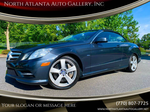 2012 Mercedes-Benz E-Class for sale at North Atlanta Auto Gallery, Inc in Alpharetta GA