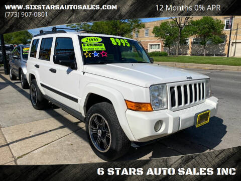 2006 Jeep Commander for sale at 6 STARS AUTO SALES INC in Chicago IL