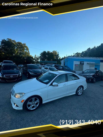 2010 Mercedes-Benz C-Class for sale at Carolinas Regional Finance in Henderson NC