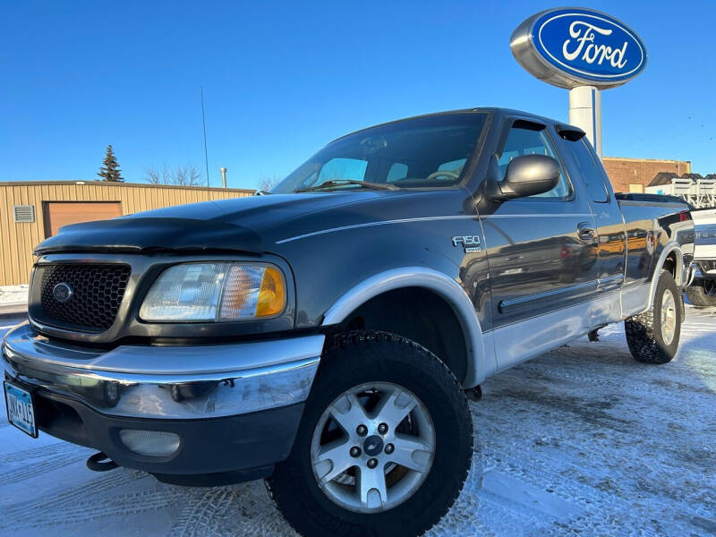 Used 2002 Ford F-150 Lariat with VIN 1FTRX18L82NA08103 for sale in Windom, Minnesota
