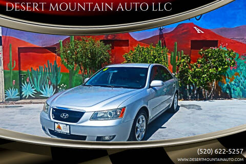 2006 Hyundai Sonata for sale at DESERT MOUNTAIN AUTO LLC in Tucson AZ