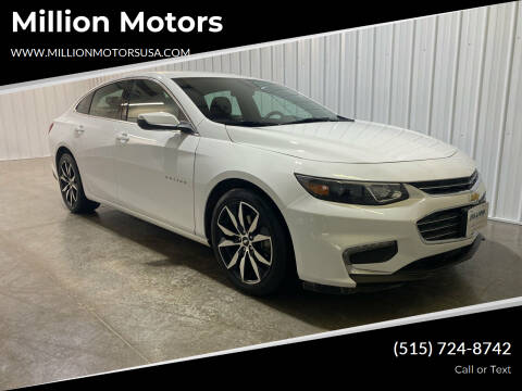 2017 Chevrolet Malibu for sale at Million Motors in Adel IA