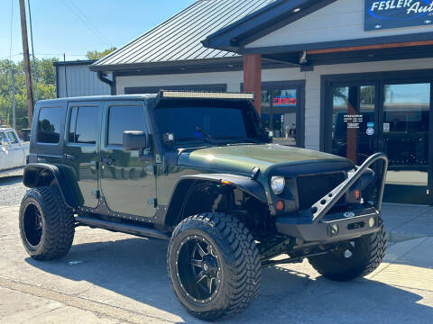 2008 Jeep Wrangler Unlimited for sale at Fesler Auto in Pendleton IN