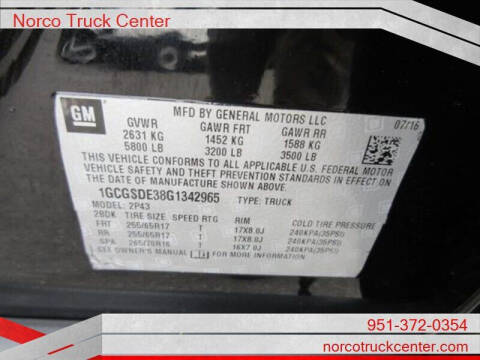 2016 Chevrolet Colorado