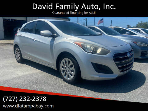2016 Hyundai Elantra GT for sale at David Family Auto, Inc. in New Port Richey FL
