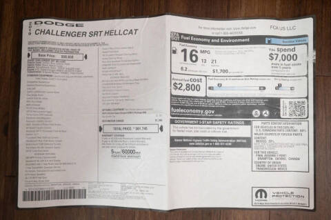 2019 Dodge Challenger SRT Hellcat