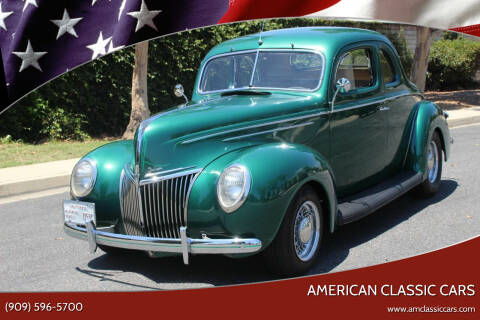 1939 Ford Deluxe for sale at American Classic Cars in La Verne CA