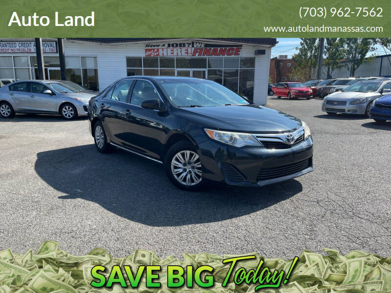 2012 Toyota Camry for sale at Auto Land in Manassas VA