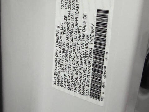 2025 Honda Pilot Touring