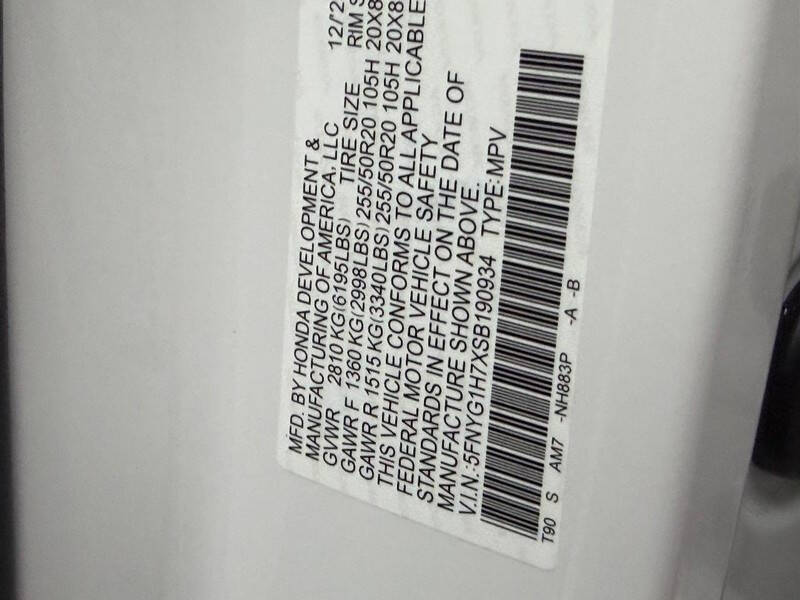 2025 Honda Pilot Touring