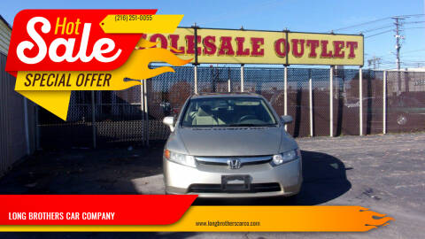 2007 Honda Civic for sale at LONG BROTHERS CAR COMPANY in Cleveland OH