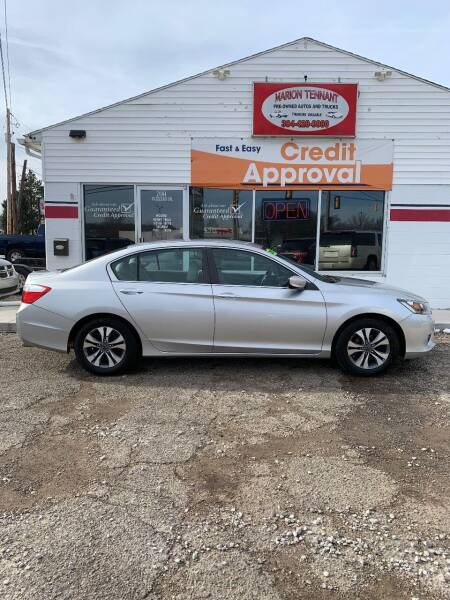 2013 Honda Accord for sale at MARION TENNANT PREOWNED AUTOS in Parkersburg WV