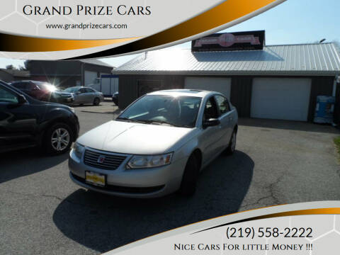 2007 Saturn Ion for sale at Grand Prize Cars in Cedar Lake IN