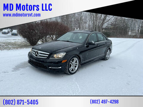 2012 Mercedes-Benz C-Class for sale at MD Motors LLC in Williston VT