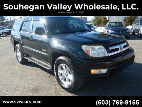 2005 Toyota 4Runner for sale at Souhegan Valley Wholesale, LLC. in Milford NH