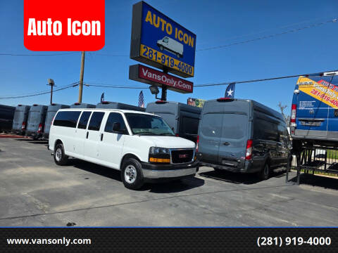 2018 GMC Savana for sale at Auto Icon in Houston TX