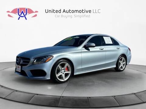 2015 Mercedes-Benz C-Class for sale at UNITED AUTOMOTIVE in Denver CO