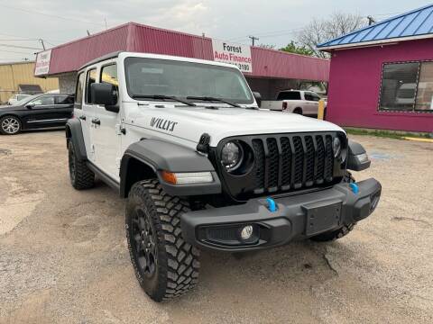2023 Jeep Wrangler for sale at Forest Auto Finance LLC in Garland TX