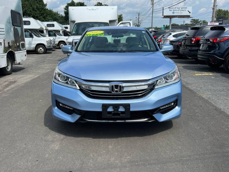 Used 2017 Honda Accord Hybrid with VIN JHMCR6F37HC005776 for sale in Worcester, MA