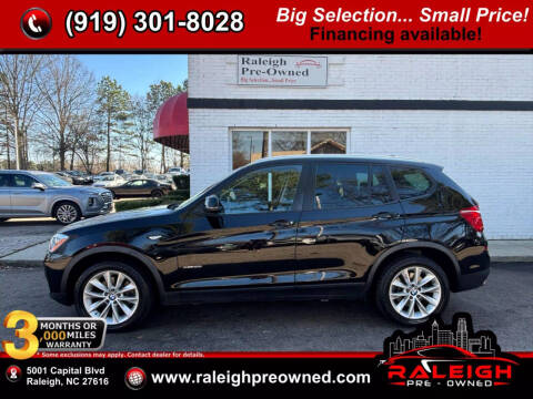 2017 BMW X3 for sale at Raleigh Pre-Owned in Raleigh NC