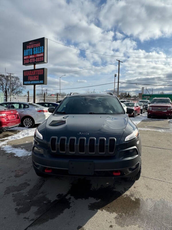 2017 Jeep Cherokee for sale at PRISTINE AUTO SALES INC in Pontiac MI