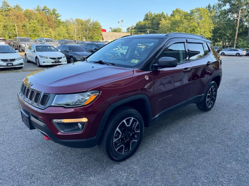 Used 2021 Jeep Compass Trailhawk with VIN 3C4NJDDB0MT532962 for sale in Kingston, NH