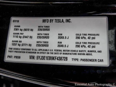2019 Tesla Model 3 Performance