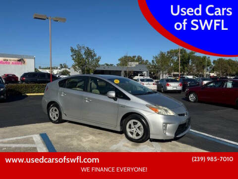 2012 Toyota Prius for sale at Used Cars of SWFL in Fort Myers FL