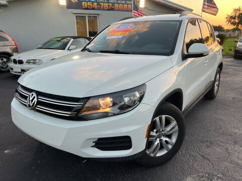 2015 Volkswagen Tiguan for sale at Auto Loans and Credit in Hollywood FL