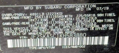 2019 Subaru Forester Limited