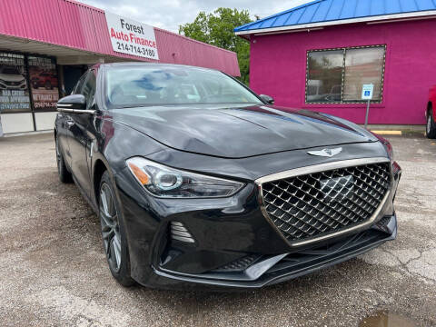 2019 Genesis G70 for sale at Forest Auto Finance LLC in Garland TX