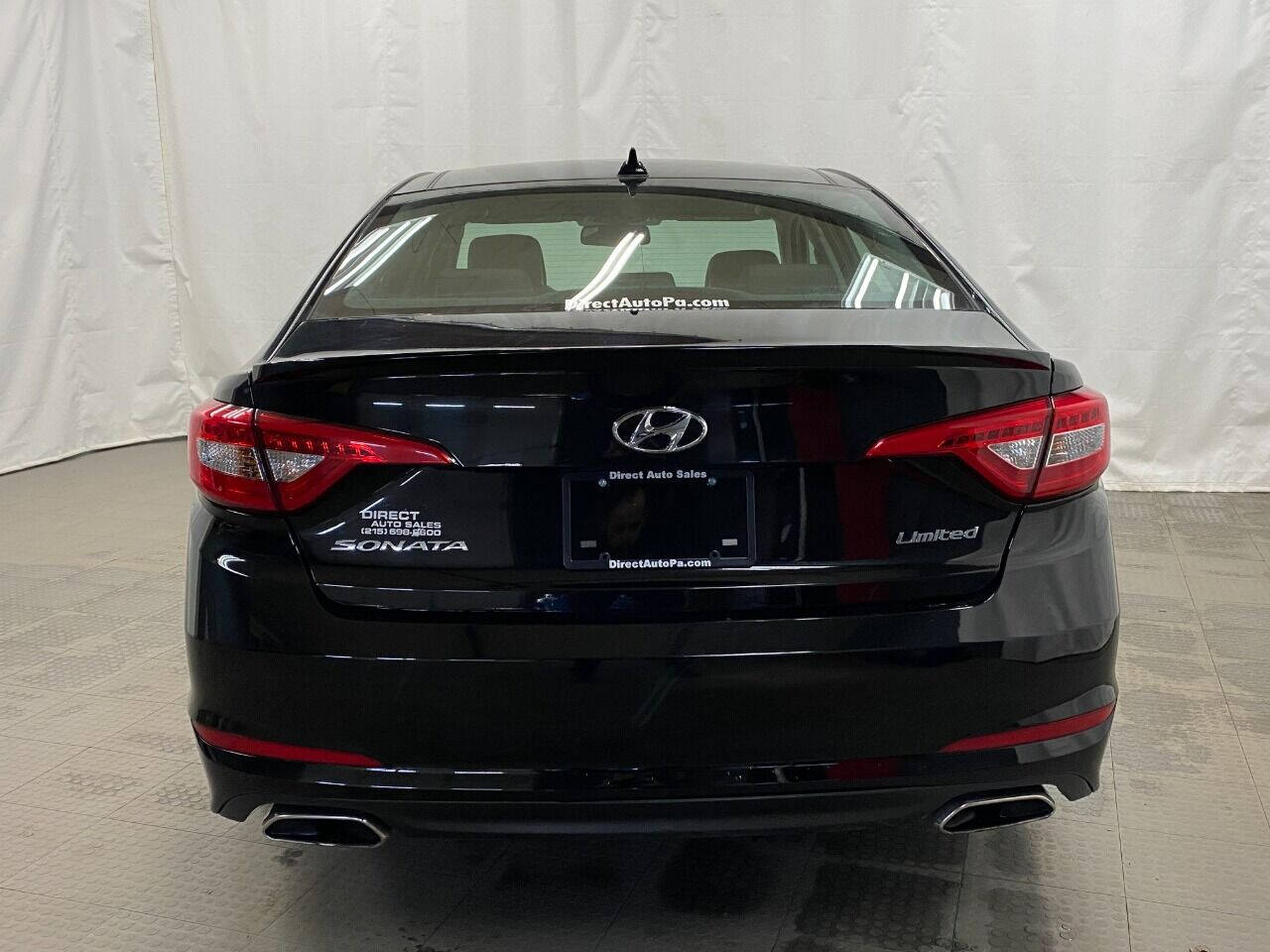 2016 Hyundai Sonata Limited 4dr Sedan PZEV - Black exterior view 8