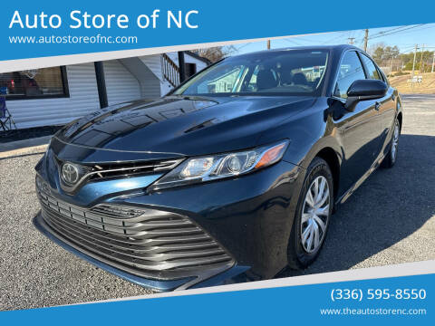 2018 Toyota Camry for sale at Auto Store of NC in Walnut Cove NC