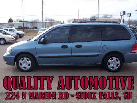 2007 Ford Freestar for sale at Quality Automotive in Sioux Falls SD