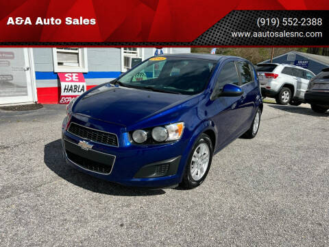 2013 Chevrolet Sonic for sale at A&A Auto Sales in Fuquay Varina NC